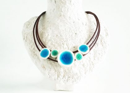 Collar-Macar-Cristalino-Menorceramik Regalo con tonos marinos