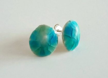 pendientes-colección-lapa presión de plata AG925 artesania de menorca