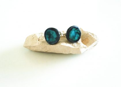 Pendientes-cascada-esmeralda-presión-Tonalidades-Marinas-del-Mar-Mediterraneo-.Regalos